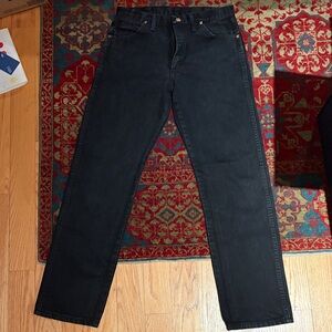 Wrangler Men's Dark Straight Jeans